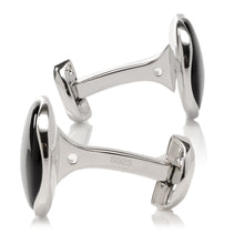 Load image into Gallery viewer, Sterling Silver Classic Formal Onyx Cufflinks
