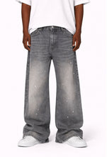 Load image into Gallery viewer, SLATE WIDEBOY SPLATTER DENIM
