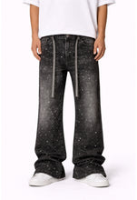Load image into Gallery viewer, NOIR RHINESTONE DENIM
