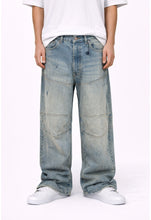 Load image into Gallery viewer, SANDWASH BAGGY BIKER DENIM
