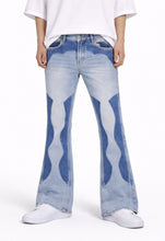 Load image into Gallery viewer, AZUL SPLIT PATCHWORK DENIM
