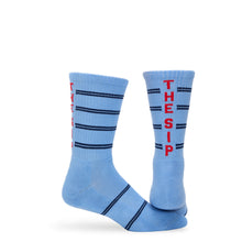 Load image into Gallery viewer, Powder Stripe The Sip Casual Crew Socks
