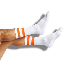 Load image into Gallery viewer, Orange / Purple Mixed Socks 4 Pack-B
