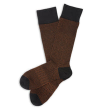 Load image into Gallery viewer, Orange / Black Dress Socks 4-Pack
