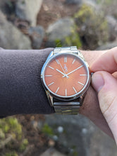 Load image into Gallery viewer, Orange Sunburst Watch
