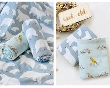 Load image into Gallery viewer, Organic Cotton Baby Swaddle Blanket - # BAGE41210023
