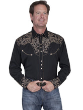 Load image into Gallery viewer, Scully Silverado  - Embroidered Men's Western Shirt

