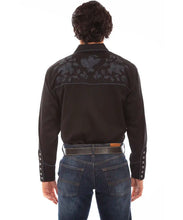 Load image into Gallery viewer, Scully Midnight Bloom - Embroidered Men's Western Shirt
