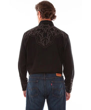 Load image into Gallery viewer, Scully Blackhorn Legend - Embroidered Men's Western Shirt
