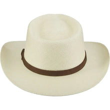 Load image into Gallery viewer, Scala Albuquerque - Genuine Panama Straw Fedora Hat
