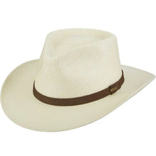 Load image into Gallery viewer, Scala Albuquerque - Genuine Panama Straw Fedora Hat
