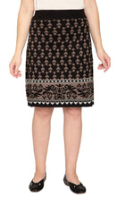 Load image into Gallery viewer, Women's Jacquard Knee Length Sweater Skirt
