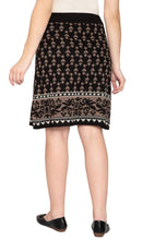 Load image into Gallery viewer, Women's Jacquard Knee Length Sweater Skirt
