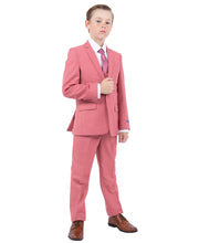 Load image into Gallery viewer, Perry Ellis Boys Suits 5 PC Solid Coral (Mauve) | PB363-21
