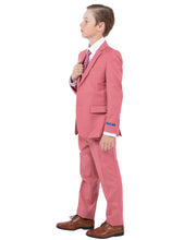 Load image into Gallery viewer, Perry Ellis Boys Suits 5 PC Solid Coral (Mauve) | PB363-21
