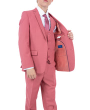 Load image into Gallery viewer, Perry Ellis Boys Suits 5 PC Solid Coral (Mauve) | PB363-21
