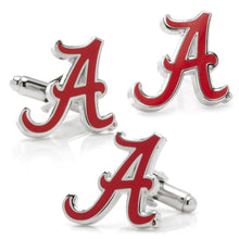 Load image into Gallery viewer, NCAA University of Alabama Cufflinks and Lapel Pin Gift Set
