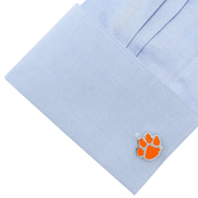 Load image into Gallery viewer, NCAA Clemson University Tigers Cufflinks &amp; Tie Bar Gift Set
