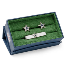 Load image into Gallery viewer, NFL Dallas Cowboys Cufflinks and Tie Clip Gift Set
