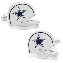 Load image into Gallery viewer, NFL Dallas Cowboys Throwback Helmet Cufflinks
