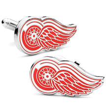 Load image into Gallery viewer, NHL Detroit Red Wings Cufflinks
