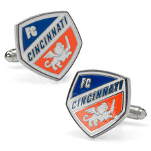 Load image into Gallery viewer, MLS FC Cincinnati Cufflinks
