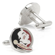 Load image into Gallery viewer, NCAA Florida State Seminole Head Cufflinks
