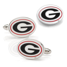 Load image into Gallery viewer, NCAA University of Georgia Bulldog Cufflinks and Lapel Pin Gift Set
