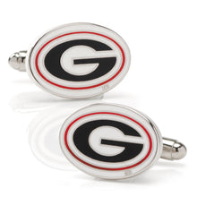 Load image into Gallery viewer, NCAA University of Georgia Bulldogs Cufflink and Tie Bar Gift Set

