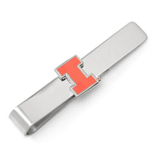 Load image into Gallery viewer, NCAA University of Illinois Cufflinks and Tie Bar Gift Set

