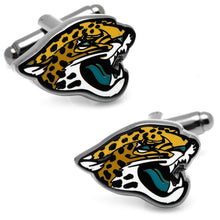 Load image into Gallery viewer, NFL Jacksonville Jaguars Black Cufflinks
