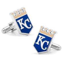 Load image into Gallery viewer, MLB Kansas City Royals Cufflinks
