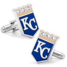 Load image into Gallery viewer, MLB Kansas City Royals Cufflinks

