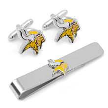 Load image into Gallery viewer, NFL Minnesota Vikings Cufflinks and Tie Clip Gift Set
