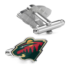 Load image into Gallery viewer, NHL Minnesota Wild Cufflinks
