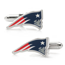 Load image into Gallery viewer, NFL New England Patriots Cufflinks and Tie Clip Gift Set
