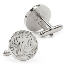 Load image into Gallery viewer, MLB New York Mets Silver Edition Cufflinks
