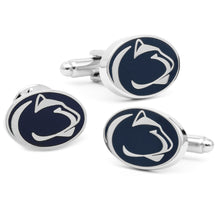 Load image into Gallery viewer, NCAA Penn State University Nittany Cufflinks and Lapel Pin Gift Set
