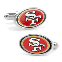 Load image into Gallery viewer, NFL San Francisco 49ers Cufflinks
