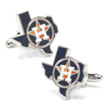 Load image into Gallery viewer, MLB Houston Astros State Shaped Cufflinks
