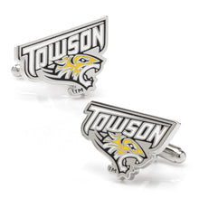 Load image into Gallery viewer, NCAA Towson University Cufflinks
