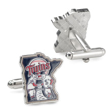 Load image into Gallery viewer, MLB Minnesota Twins Minnie &amp; Paul Cufflinks
