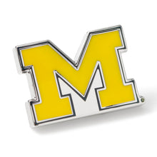 Load image into Gallery viewer, NCAA University of Michigan Wolverine Cufflinks and Lapel Pin Gift Set
