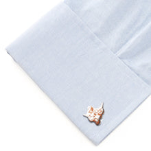 Load image into Gallery viewer, NCAA University of Texas Bevo Cufflinks
