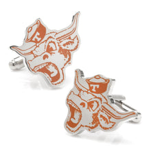 Load image into Gallery viewer, NCAA University of Texas Bevo Cufflinks
