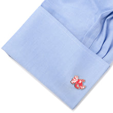 Load image into Gallery viewer, NCAA University of Wisconsin Badgers Throwback Cufflinks
