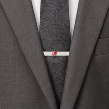 Load image into Gallery viewer, NCAA University of Wisconsin Badgers Cufflinks and Tie Bar Set
