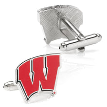 Load image into Gallery viewer, NCAA University of Wisconsin Badgers Cufflinks
