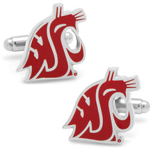 Load image into Gallery viewer, NCAA Washington State Cougars Cufflinks
