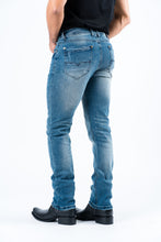 Load image into Gallery viewer, Pax Men&#39;s Dark Blue Slim Stretch Jeans
